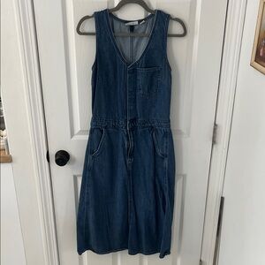 Universal Thread Blue Denim Midi Dress